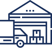 storage staging and logistics icon